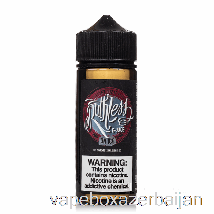 Vape Azerbaijan EZ Duz It on ICE - Ruthless Vapor - 120mL 3mg